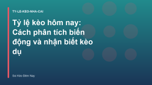Read more about the article Tỷ lệ kèo hôm nay: Cách phân tích biến động và nhận biết kèo dụ